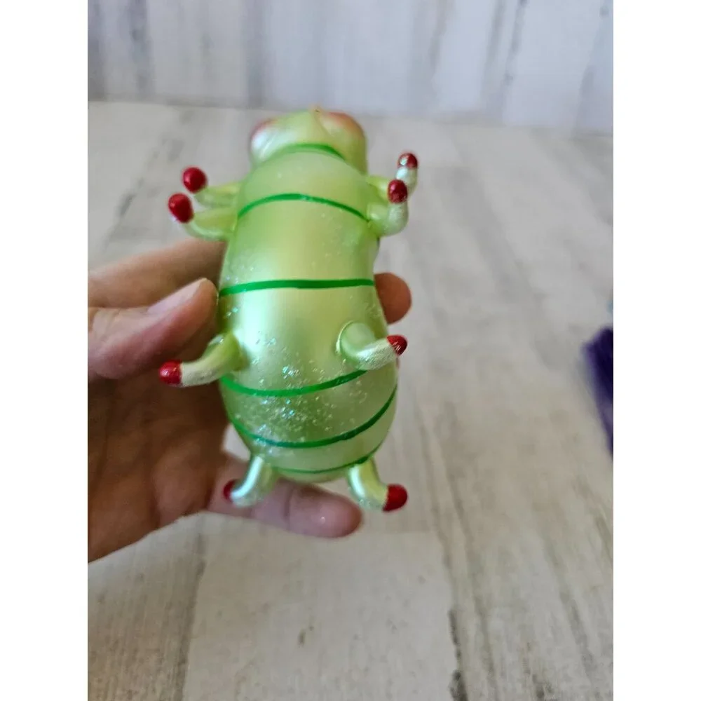 de carlini Caterpillar dillards trimmings italian glass ornament insect Xmas tre